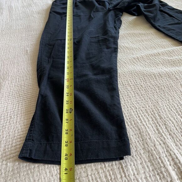 Lucky Brand Cotton Pants Womens Large Black Elastic Waist Drawstring Comfort - Picture 16 of 16